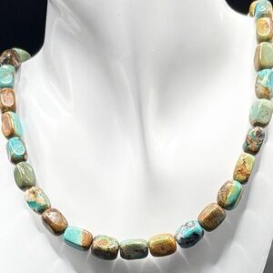 A Kingman Turquoise beaded necklace
